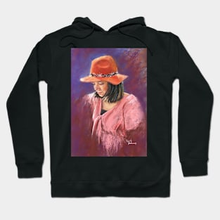 'Marisa in an Orange Hat' Hoodie